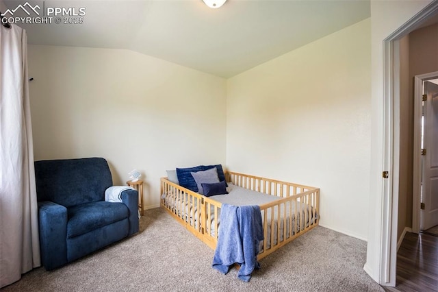 1880 Windover Ct, Fountain, CO 80817 - bedroom featuring vaulted ceiling and carpet floors