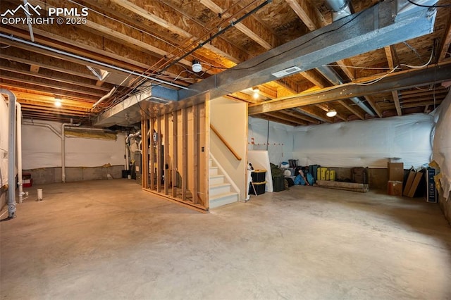 1880 Windover Ct, Fountain, CO 80817 - unfinished basement featuring stairs