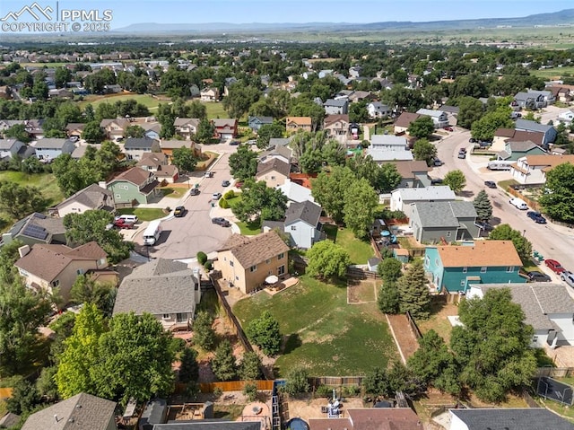 1880 Windover Ct, Fountain, CO 80817 - aerial view of residential area with mountains