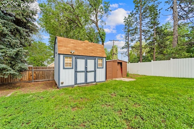 1105 Parkview Blvd, Colorado Springs, CO 80905 - view of shed featuring a fenced backyard