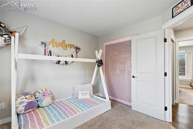 4914 Hawk Meadow Dr, Colorado Springs, CO 80916 - bedroom with baseboards and carpet floors