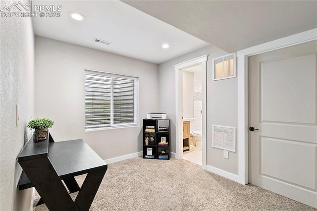 4914 Hawk Meadow Dr, Colorado Springs, CO 80916 - office space featuring carpet floors and recessed lighting