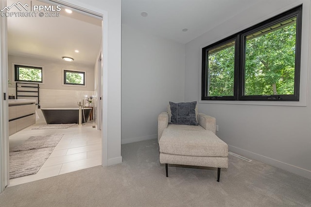 2510 Old Broadmoor Rd, Colorado Springs, CO 80906 - living area featuring plenty of natural light and carpet