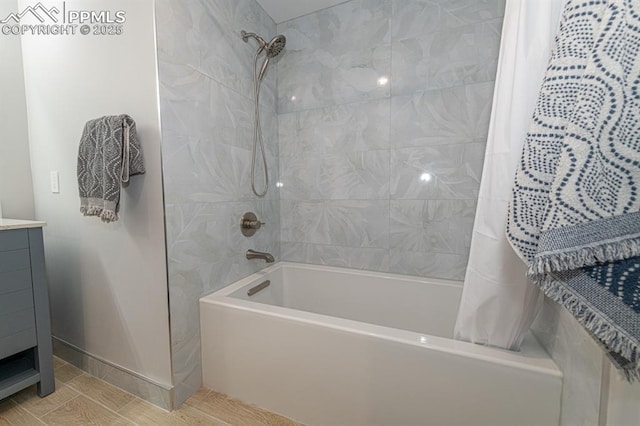 2510 Old Broadmoor Rd, Colorado Springs, CO 80906 - full bathroom featuring shower / bathtub combination with curtain and vanity