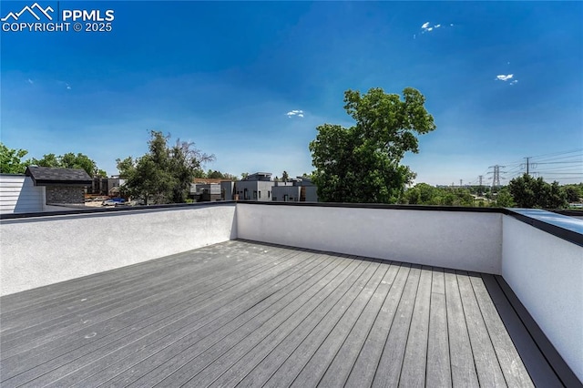 1231 Newton St, Denver, CO 80204 - view of wooden terrace