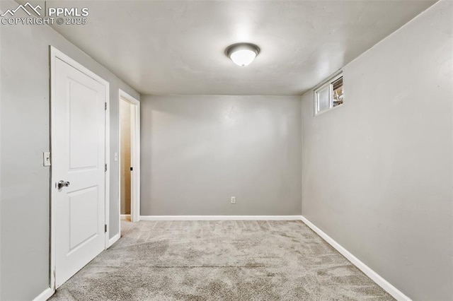 1443 Luna Dr, Fountain, CO 80817 - carpeted spare room featuring baseboards