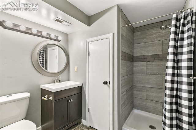 1443 Luna Dr, Fountain, CO 80817 - bathroom with vanity and a tile shower