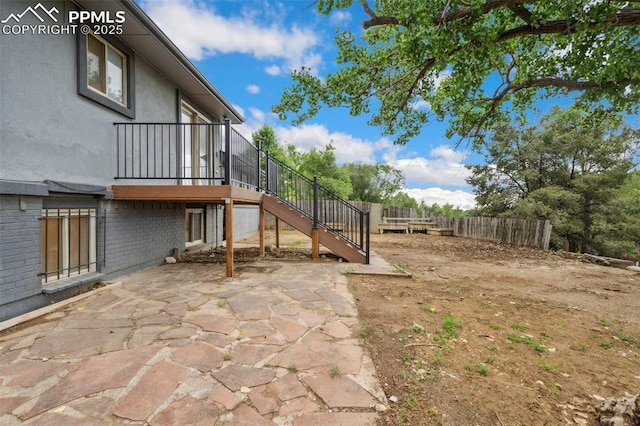 7030 Metropolitan St, Colorado Springs, CO 80911 - view of yard featuring a patio and stairs