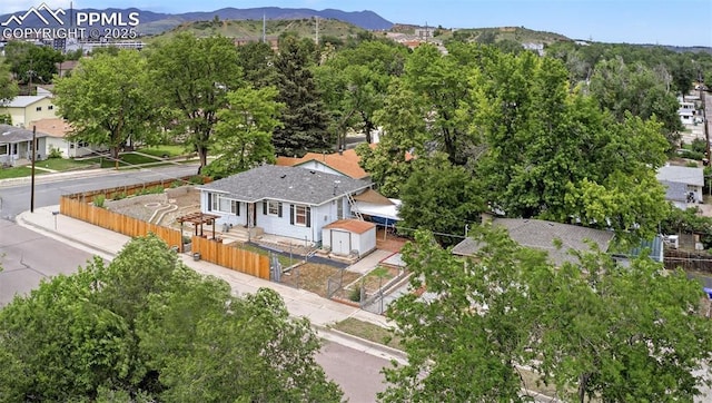 822 W Monroe St, Colorado Springs, CO 80907 - aerial view of mountains