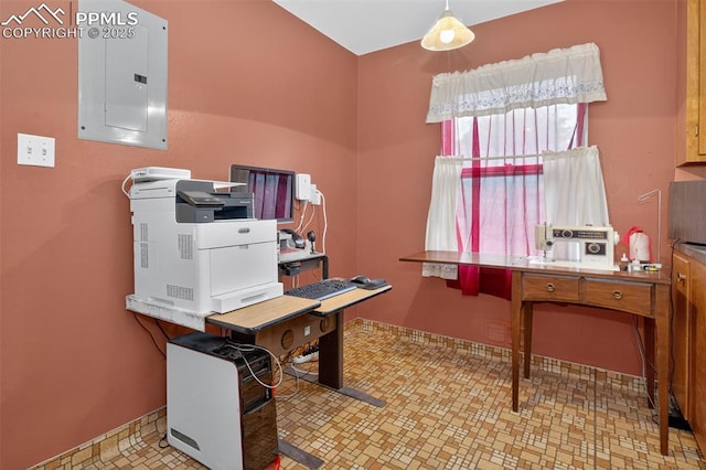 822 W Monroe St, Colorado Springs, CO 80907 - home office featuring electric panel