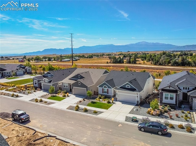 5960 Bennach Grv, Colorado Springs, CO 80927 - aerial view of residential area with a mountain backdrop