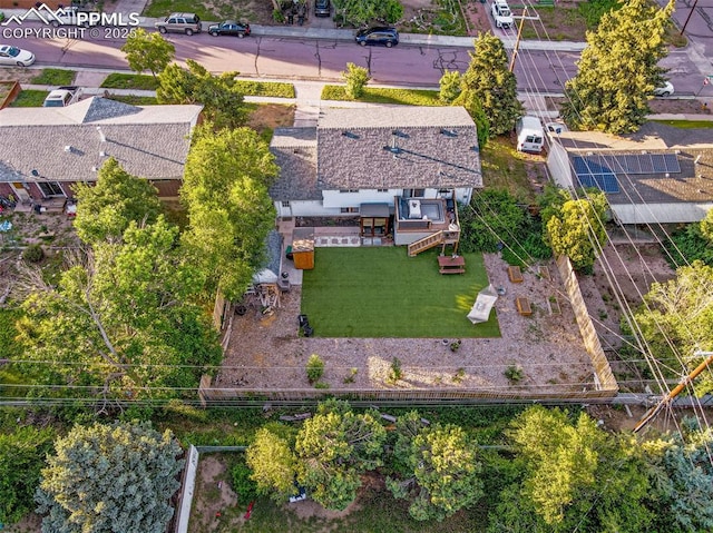 3619 Regis St, Colorado Springs, CO 80909 - aerial view of property and surrounding area