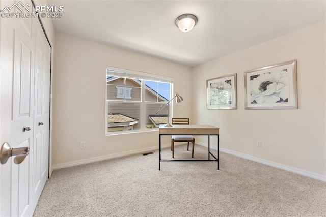 9891 Red Sage Dr, Colorado Springs, CO 80920 - carpeted office space featuring baseboards