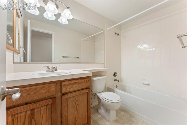 9891 Red Sage Dr, Colorado Springs, CO 80920 - full bathroom with vanity and shower / bath combination