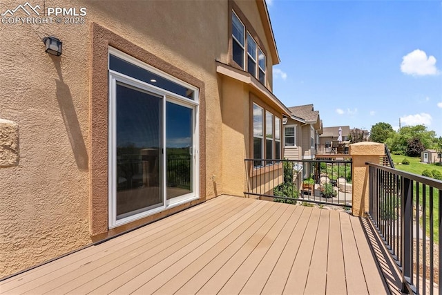 9891 Red Sage Dr, Colorado Springs, CO 80920 - view of deck