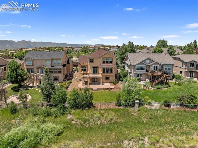 9891 Red Sage Dr, Colorado Springs, CO 80920 - aerial perspective of suburban area