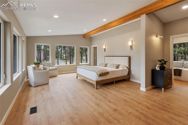 1320 Spring Valley Dr, Colorado Springs, CO 80921 - bedroom with light wood finished floors and recessed lighting