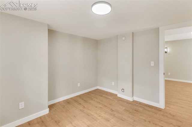1320 Spring Valley Dr, Colorado Springs, CO 80921 - unfurnished room featuring light wood-style flooring and baseboards