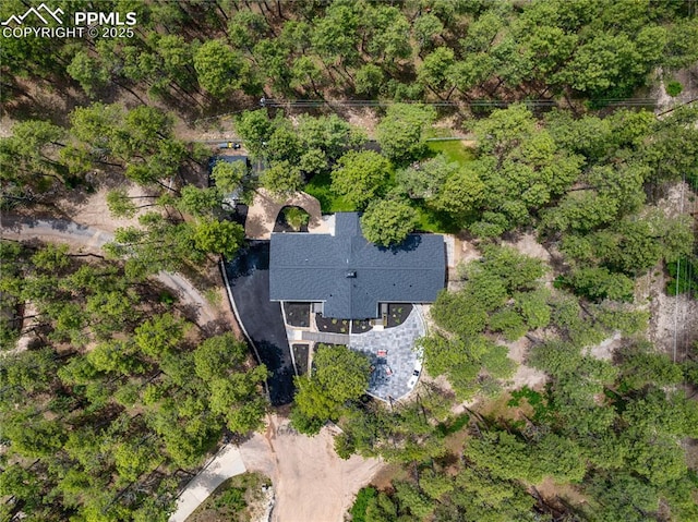 1320 Spring Valley Dr, Colorado Springs, CO 80921 - view from above of property