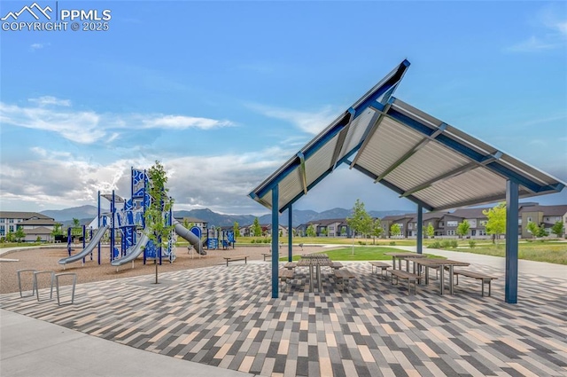 1608 Rose Quartz Hts, Colorado Springs, CO 80908 - communal playground with a mountain view