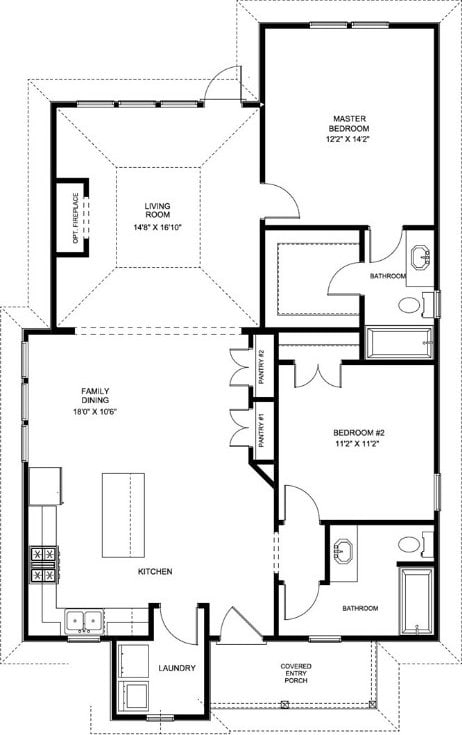 100 Hunters Way, Opelika, AL 36801 - floor plan / room layout