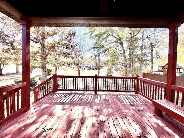 1807 Parsons Cir, Auburn, AL 36830 - view of wooden deck
