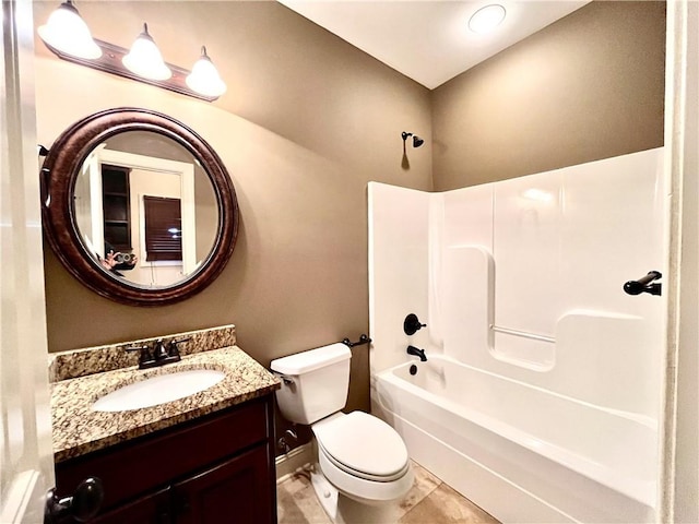 1807 Parsons Cir, Auburn, AL 36830 - full bathroom featuring shower / tub combination, vanity, and toilet