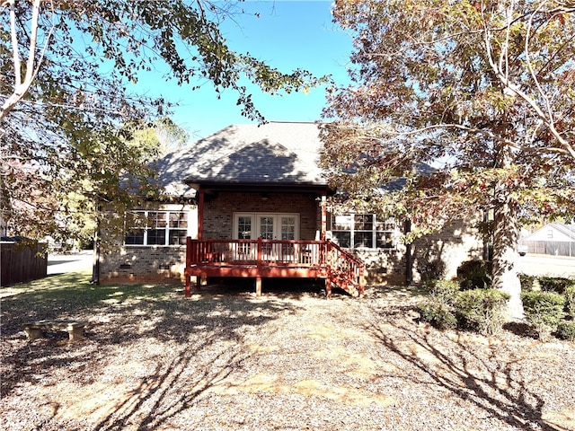1807 Parsons Cir, Auburn, AL 36830 - back of property with a deck