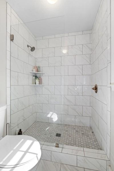 1324 Azalea Dr, Auburn, AL 36830 - bathroom featuring toilet and a tile shower