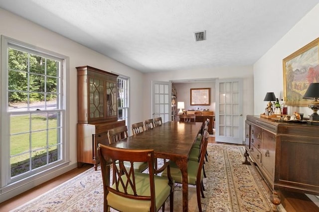 1324 Azalea Dr, Auburn, AL 36830 - dining room with plenty of natural light, light wood-style floors, and french doors