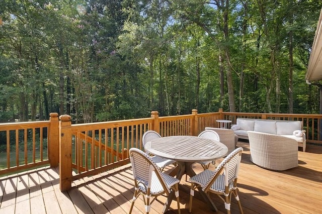 1324 Azalea Dr, Auburn, AL 36830 - deck featuring an outdoor living space and outdoor dining area