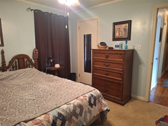 1701 53rd St, Valley, AL 36854 - bedroom featuring crown molding and light carpet