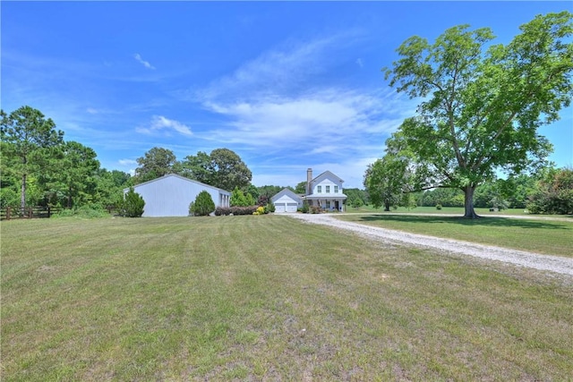 view of front of house featuring a front yard