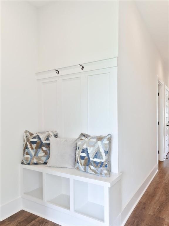 016 Crossing Ct E, Valley, AL 36854 - mudroom featuring dark wood-style flooring and baseboards
