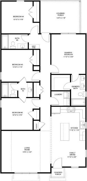016 Crossing Ct E, Valley, AL 36854 - property floor plan