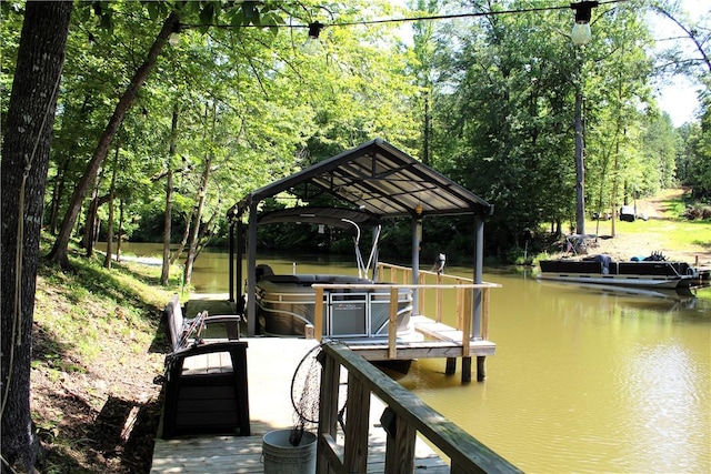 346 Waverly Ln, Jacksons Gap, AL 36861 - dock area with a water view