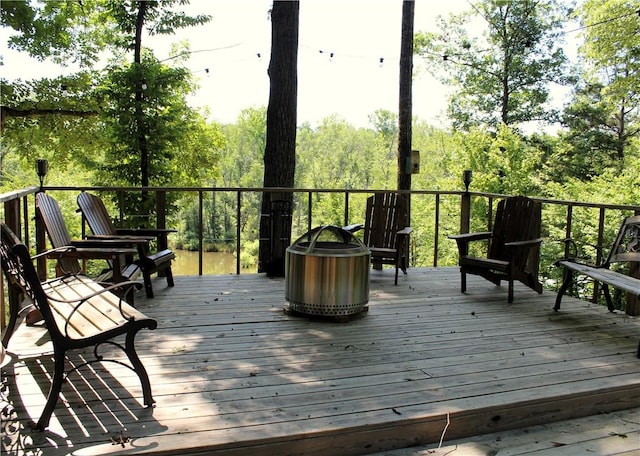 346 Waverly Ln, Jacksons Gap, AL 36861 - view of wooden deck