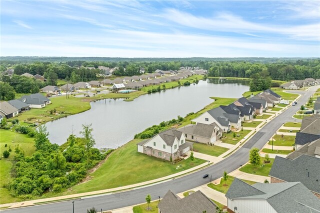 2402 Furlong Trl, Auburn, AL 36830 - aerial view of residential area featuring a large body of water