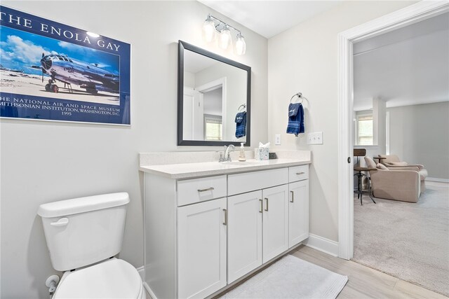 2402 Furlong Trl, Auburn, AL 36830 - bathroom featuring vanity and wood finished floors