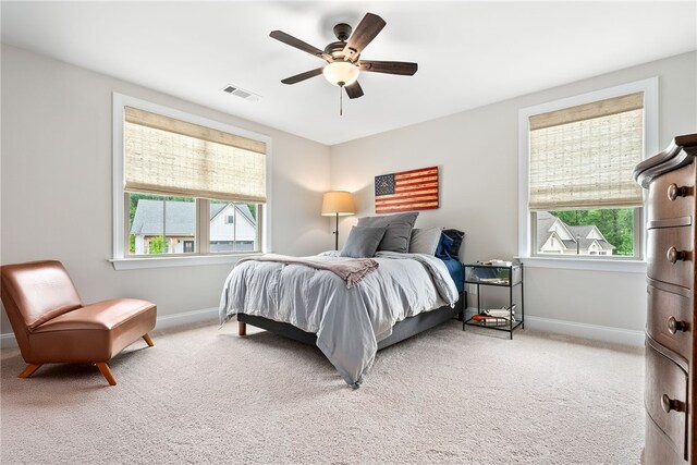 2402 Furlong Trl, Auburn, AL 36830 - carpeted bedroom with baseboards and a ceiling fan