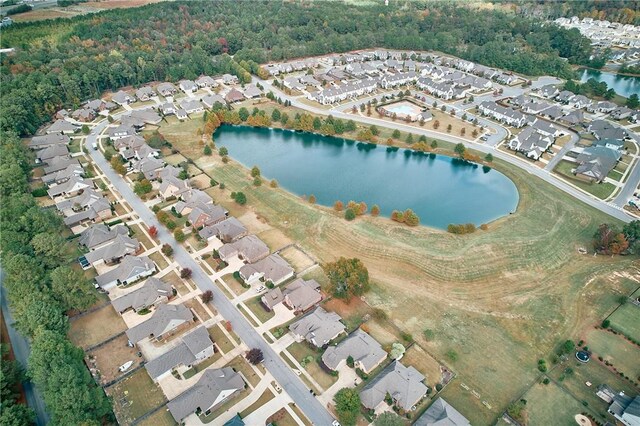3053 Mimms Trail Rd, Auburn, AL 36832 - aerial view of property and surrounding area featuring nearby suburban area and a nearby body of water