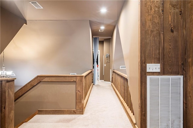 1165 Monk St, Valley, AL 36854 - corridor with a heating unit, carpet flooring, and recessed lighting