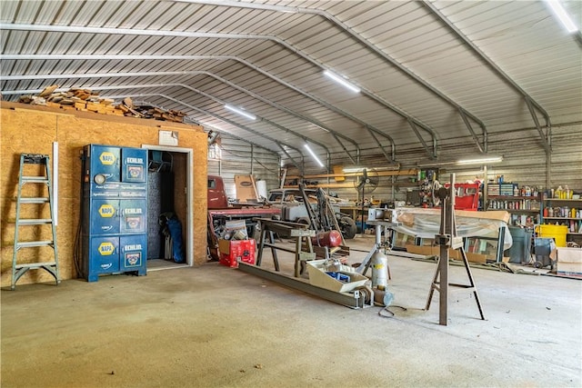 1165 Monk St, Valley, AL 36854 - garage featuring a workshop area