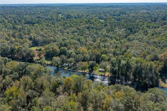 1165 Monk St, Valley, AL 36854 - aerial overview of property's location featuring a heavily wooded area and a large body of water