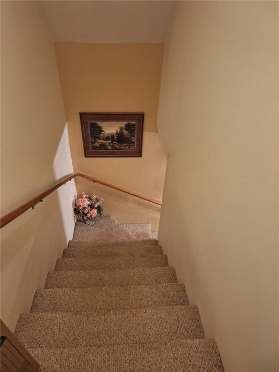 view of stairs