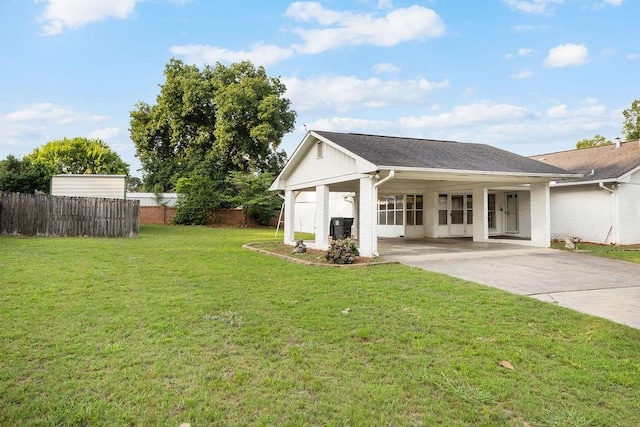 5004 22nd Ave, Phenix City, AL 36867 - view of yard with concrete driveway