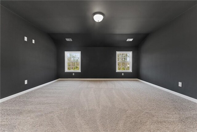 42 Lee Road 2234, Smiths Station, AL 36877 - unfurnished room with vaulted ceiling and carpet floors