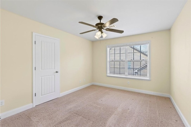 2514 Churchill Cir, Auburn, AL 36832 - unfurnished room featuring carpet flooring, ceiling fan, and baseboards