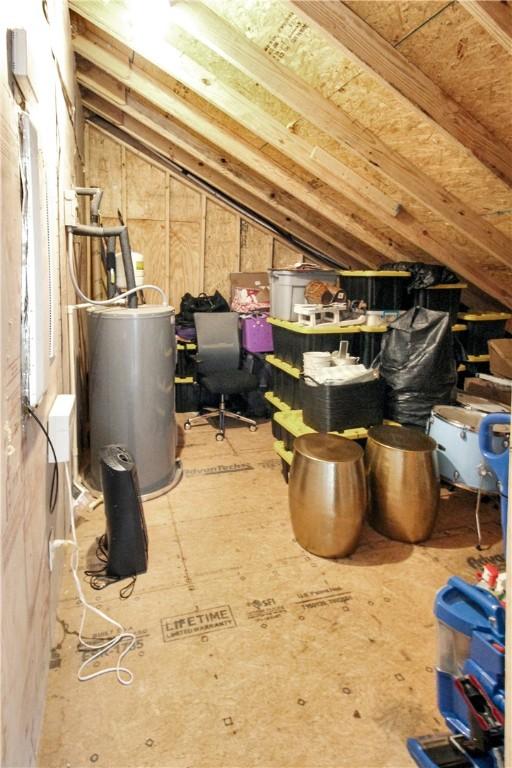 3855 Academy Dr Unit 402, Opelika, AL 36801 - attic with water heater