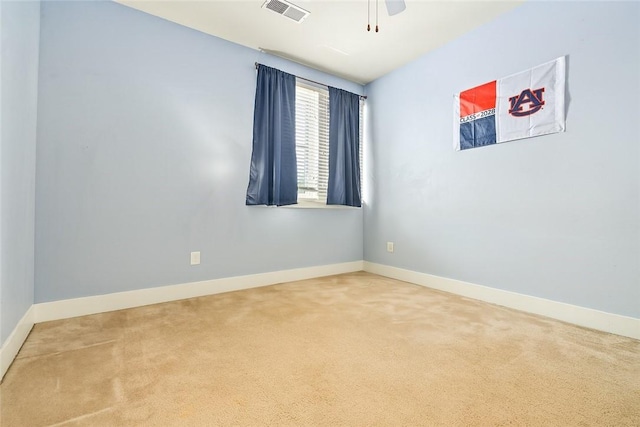 650 Dekalb St Unit 4302, Auburn, AL 38630 - unfurnished room with carpet flooring and a ceiling fan